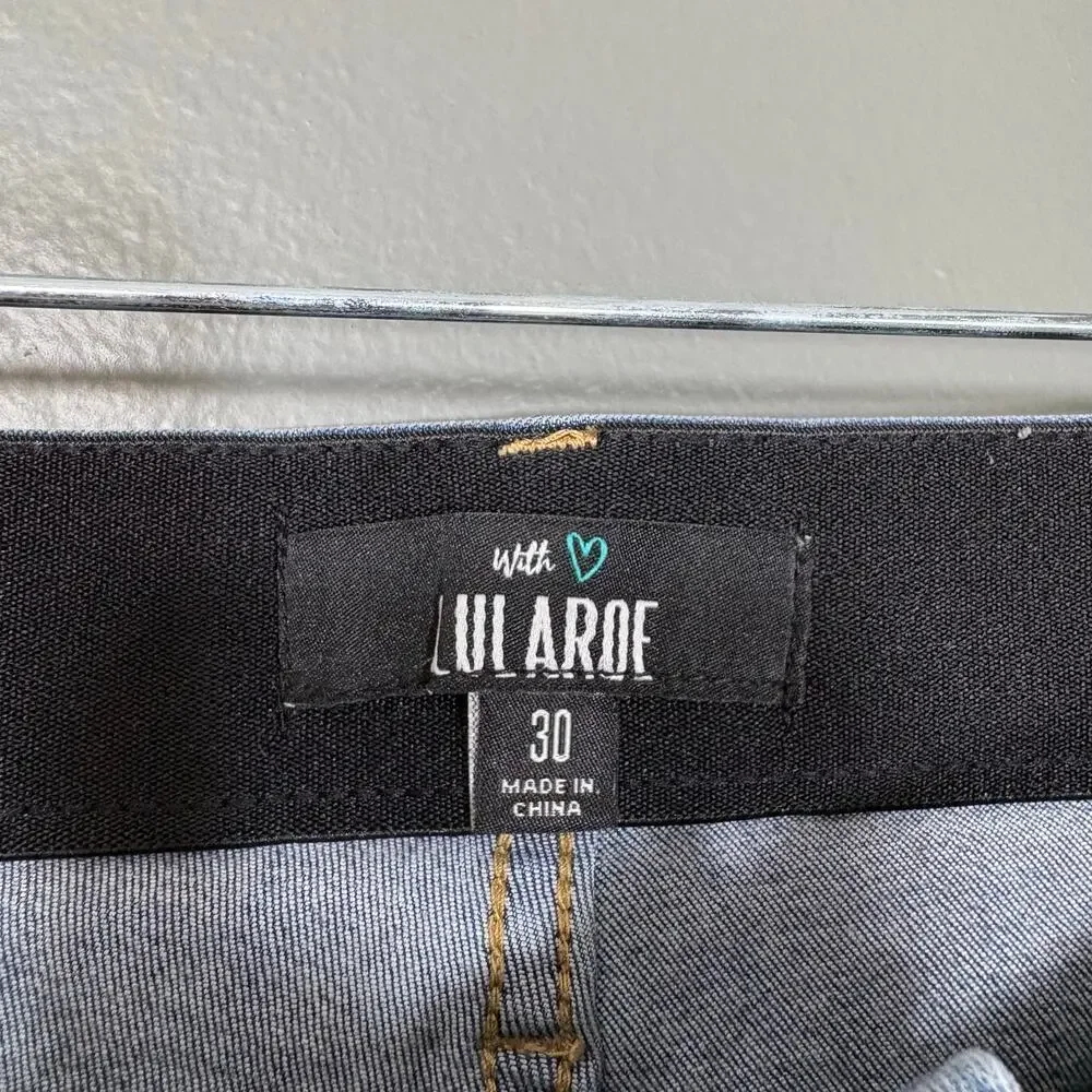 Lularoe Women's Magic Waist Medium Wash Skinny Jeans - Size 30 - Mid Rise Waist